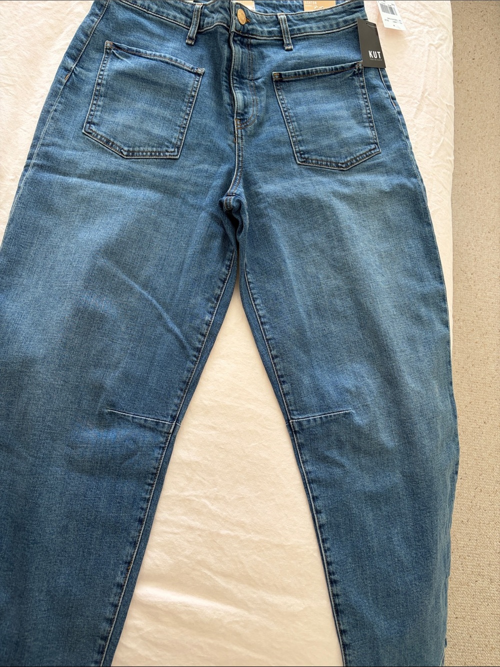 Kut from the Kloth High Rise Women's Jeans - Medium Blue
